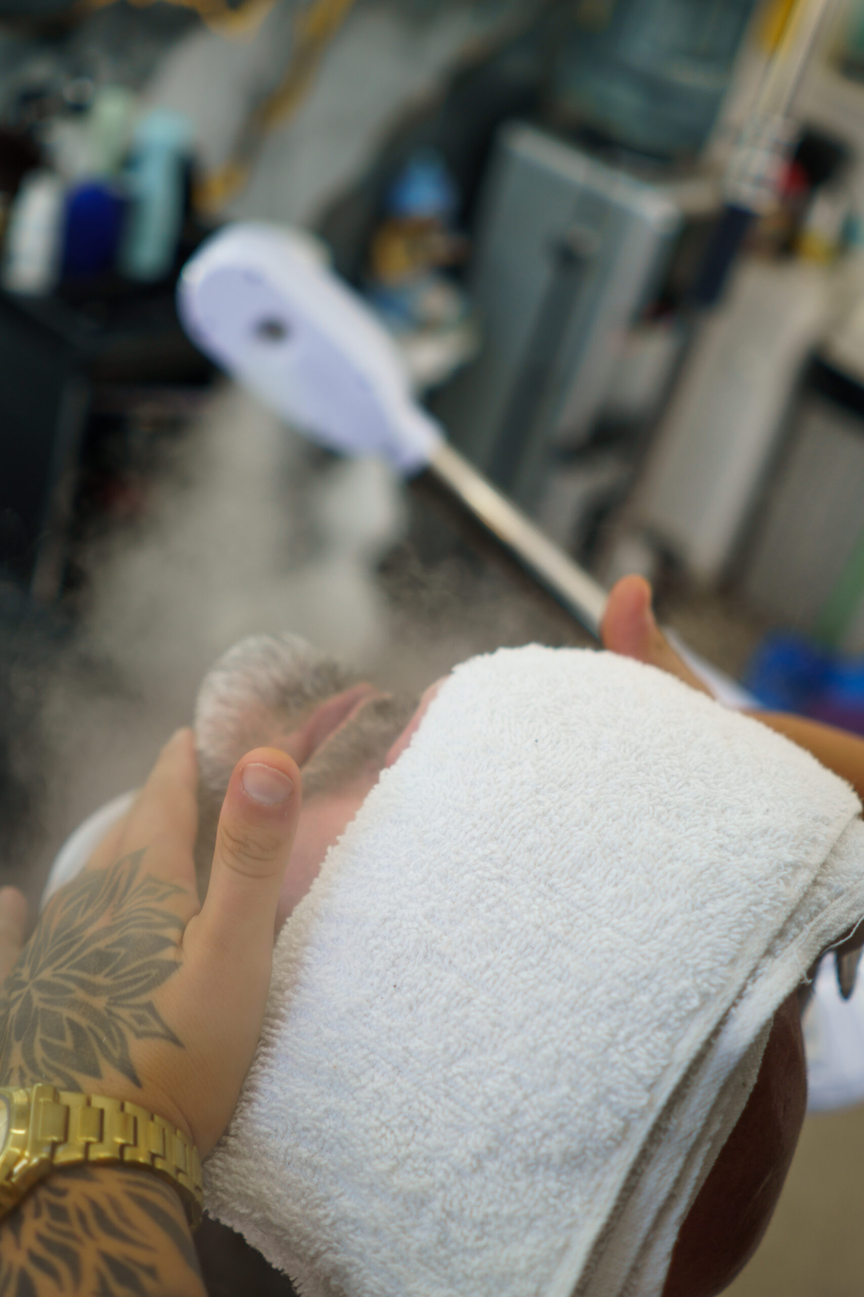 Corte realizado en Tinos Barbershop